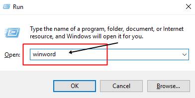 How to open ms word