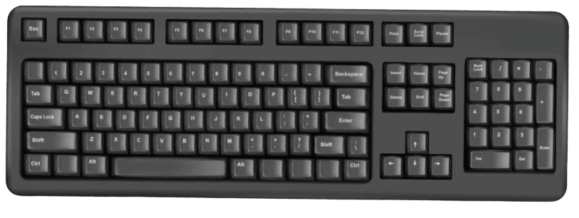 Parts of computer - Keyboard