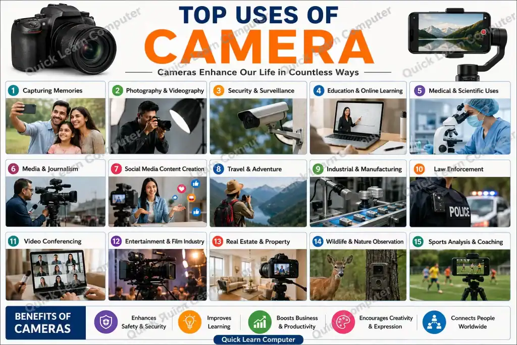Uses of Cameras