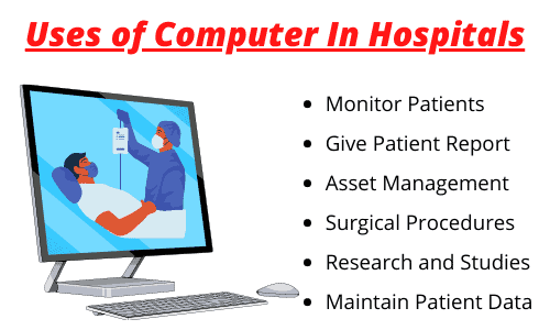 Top 10 Uses Of Computer In Hospitals