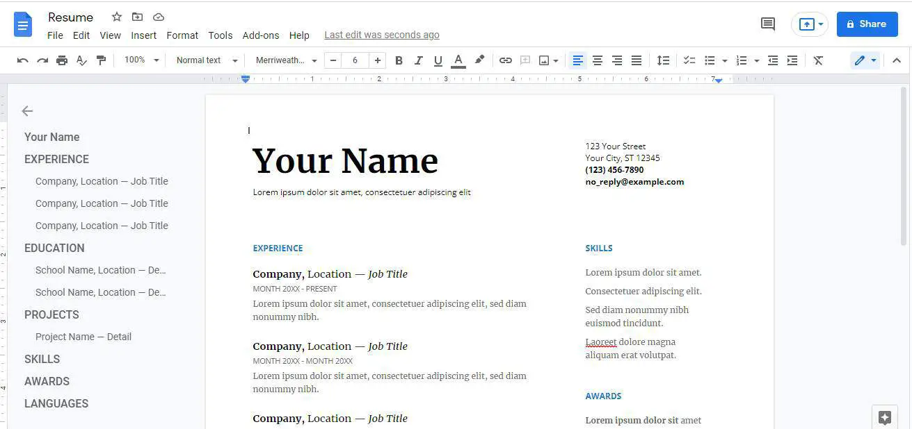 Word Processor Application Examples