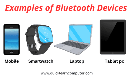 Examples of Bluetooth