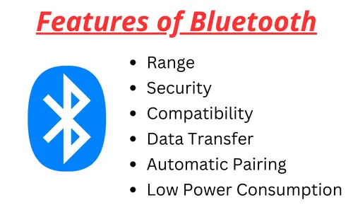 Features of Bluetooth